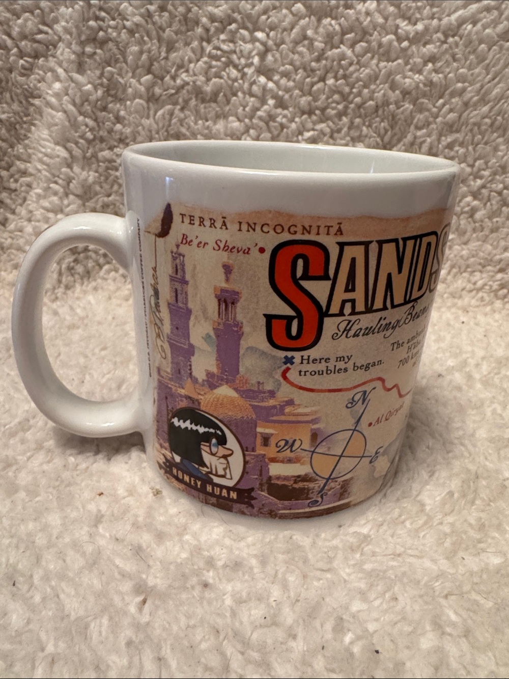 1999 Starbucks Doonesbury “Sands of Java” 20oz Mug by Garry Trudeau